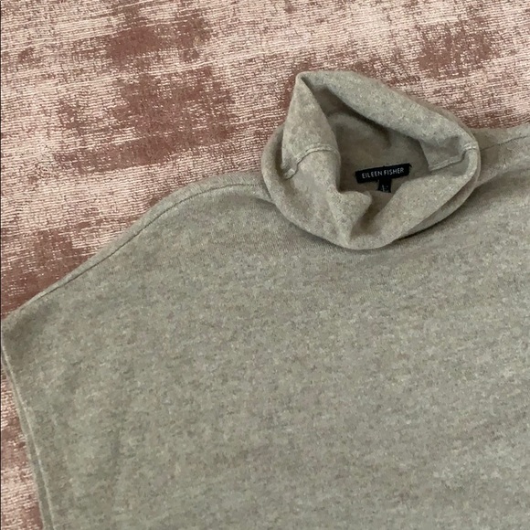 SOLD Eileen Fisher Eco 100% Cashmere Tunic Sweater - Picture 3 of 4